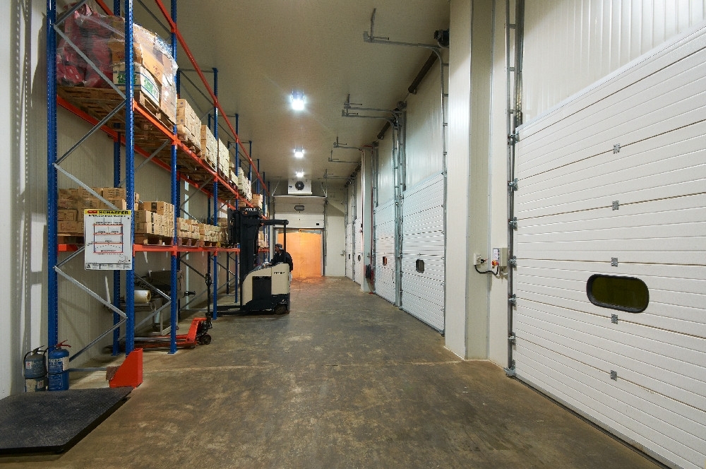 Truck In Loading Dock