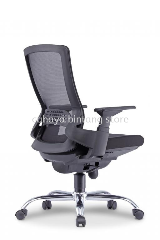 HEATER MEDIUM BACK ERGONOMIC CHAIR | MESH OFFICE CHAIR NILAI N.SEMBILAN