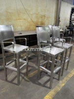Stainless Steel High Chair for Clean Room