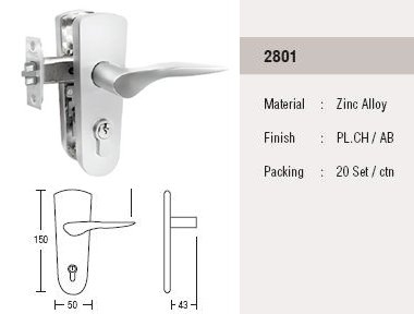 ST GUCHI_ tubular lever  2801