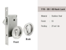 ST GUCHI_119 - 30 / 40 Hook Lock Mortise Locks Mechanical Locks