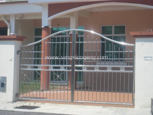 Stainless Steel Swing Main Gate