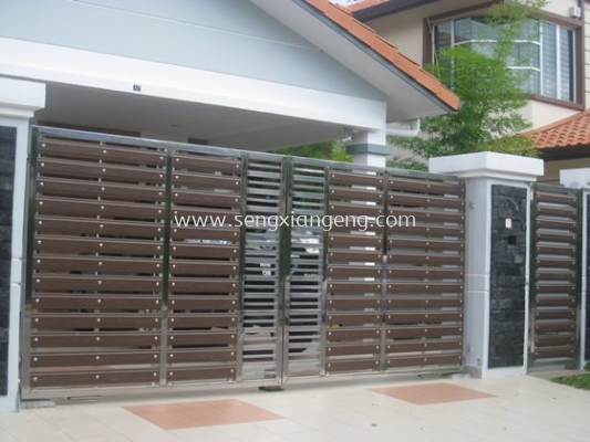 Stainless Steel Swing Main Gate