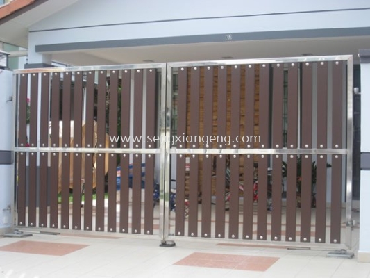 Stainless Steel Swing Main Gate