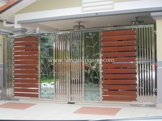 Stainless Steel Swing Main Gate