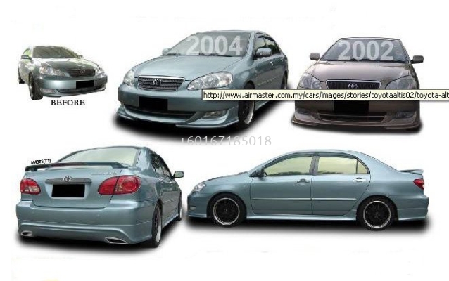 TOYOTA ALTIS 2004 BODYKIT