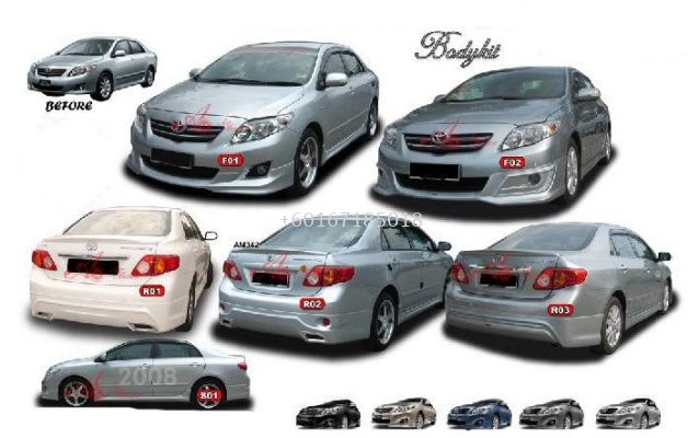 TOYOTA ALTIS 2008 BODYKIT F01