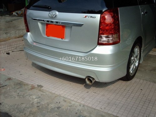 TOYOTA WISH BODYKIT KENT STYLE REAR BUMPER LIP ON