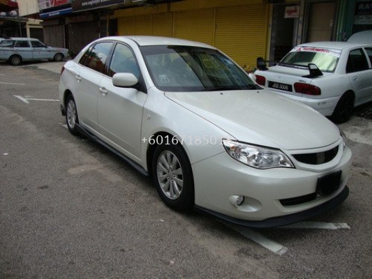 SUBARU IMPREZA BODYKIT SIDE V LIPS ON MATT BLACK