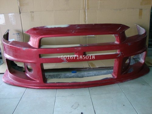 MITSUBISHI LANCER GT BODYKIT BUMPER BLACK ILLUTION USED PART