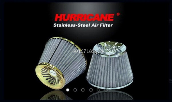 HURRICANE Stainless Steel Air Filter Unique Style designs