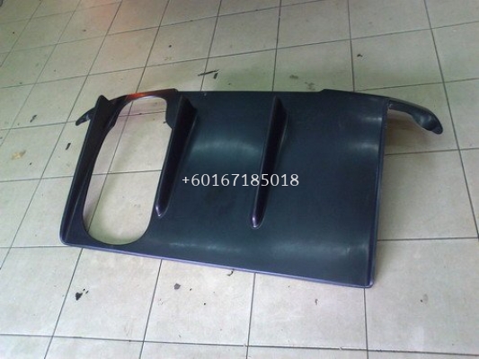 subaru impreza sti rear bumper diffuser hks kansai