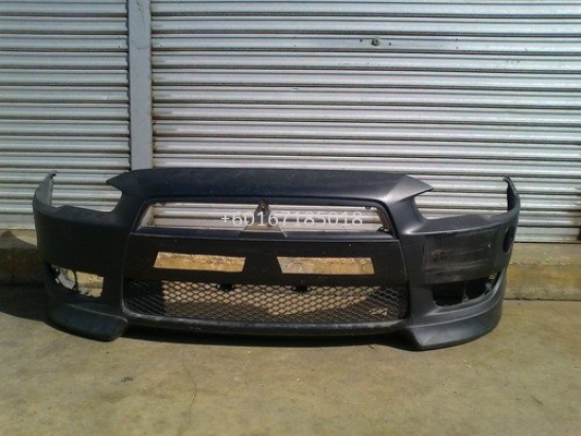 mitsubishi lancer gt bumper front pp used set 