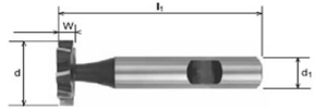 Woodruff Cutter  (HSS COBALT) Woodruff Tooling