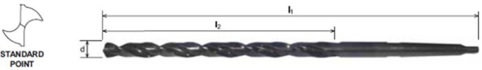 MTS Extra Length Drills (HSS) EL inch Tooling