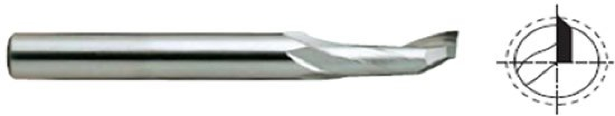 1 Flute End Mill - Extra Length