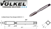 Machine Taps (UNEF) - ISO 529 Form B HSS-E Tolerance 2B Machine Tap Tooling