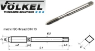 Fluteless Machine Taps (Forming Taps) - JIS Standard 2.1/2 Thread Start HSS-E Tolerance Machine Tap Tooling