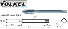 Machine Taps - Spiral Point (M) - ISO 529 HSS-G Tolerance 2B Machine Tap Tooling