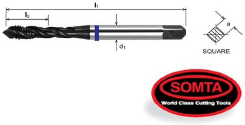 Blue Band - Spiral Flute - DIN 371 HSS-E