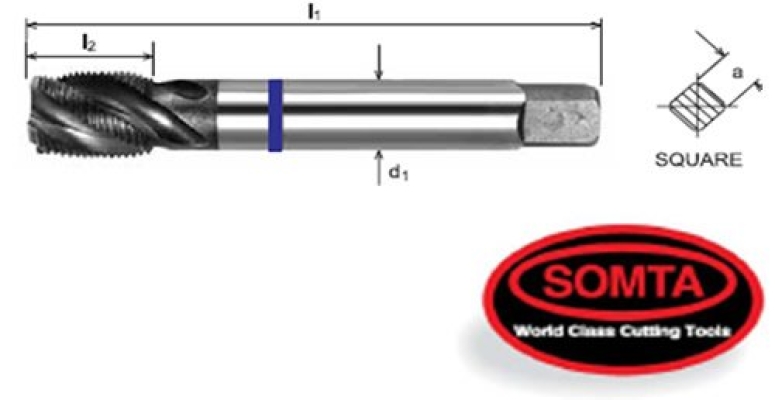 Blue Band - Spiral Flute - DIN 376 HSS-E