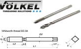 Machine Taps - Left Hand (BSW) - ISO 529 Machine Tap Tooling