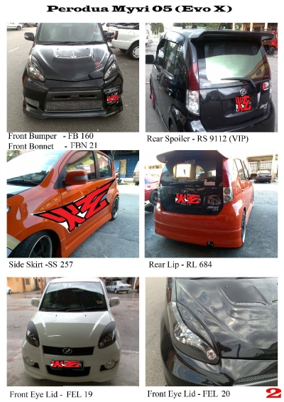 Perodua Myvi 05 (Evo X)