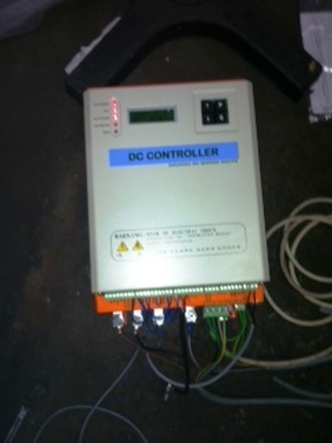 MOGEN MORRIS DC CONTROLLER( DC DRIVE ) TESTING WITH THE 15KW DC MOTOR (PIC 2)