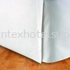 Customize Bed Skirting Supply 100% Polyester  Bed Skirting