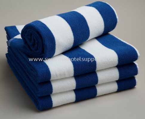 Blue White Stripe Size 30" X60" 560g