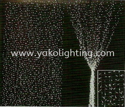 LED Curtain Light(WATERFLOW)WW(3mx2m) CHRISTMAS LIGHT