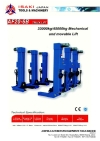 Movable Column Lift AF20-6B for Truck & Bus. Car Lifter 