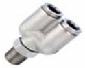 MPX - MALE STUB Y METAL PUSH-IN FITTINGS Fittings