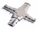 MPZA - EQUAL CROSS METAL PUSH-IN FITTINGS Fittings