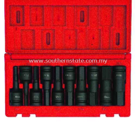 10 piece Hexagon Impact Socket Set