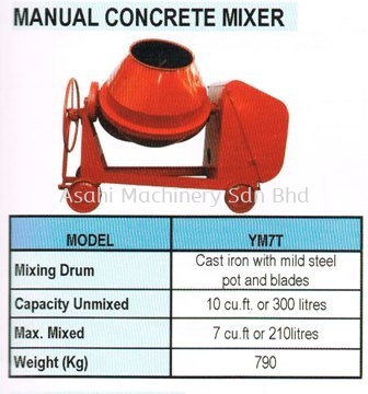 Manual Concrete mixer