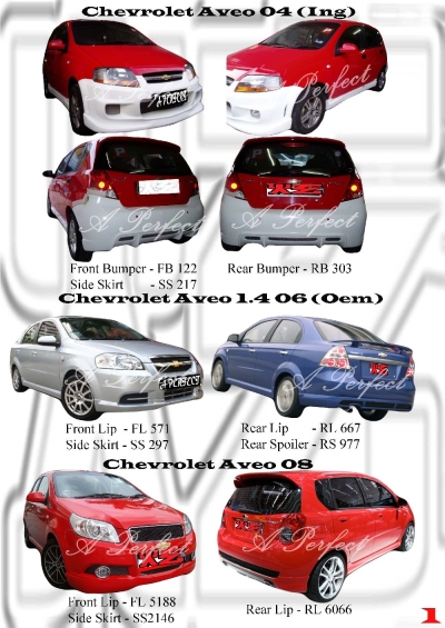Aveo Chevrolet Johor Bahru Jb Malaysia Body Kits A Perfect Motor Sport