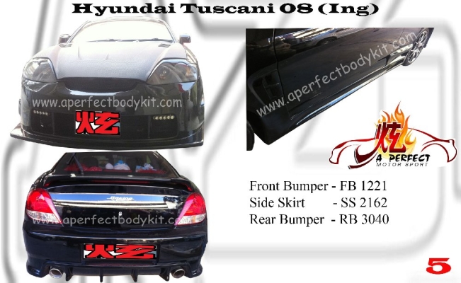 Hyundai Tuscani 08 ing bodykit