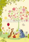 1-409_Winnie_Cheerful_k KOMAR- DISNEY Wallpaper (0.53m x 10m)