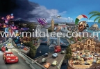 8-400_Cars_World_k KOMAR- DISNEY Wallpaper (0.53m x 10m)