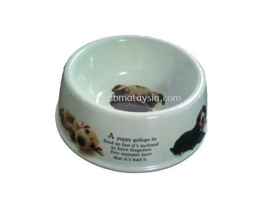 PA-002  Wolf Dog Bowl 10.5;quot;