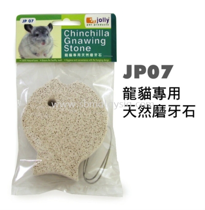 JP07  Jolly Chinchilla Gnawing Stone