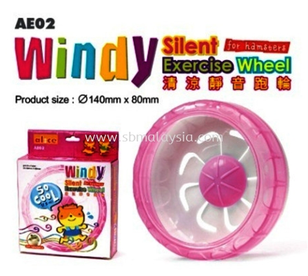 AE02  Alice Windy Silence Exercise Wheel - Pink