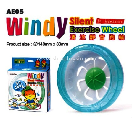 AE05  Alice Windy Silence Exercise Wheel - Blue