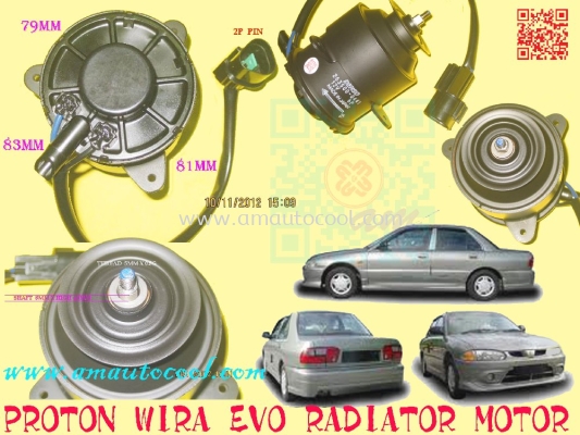 (RDT)   Proton Wira Radiator Motor