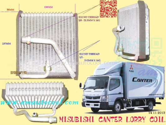 (CLC)  Mitsubishi Canter Lorry Cooling Coil 