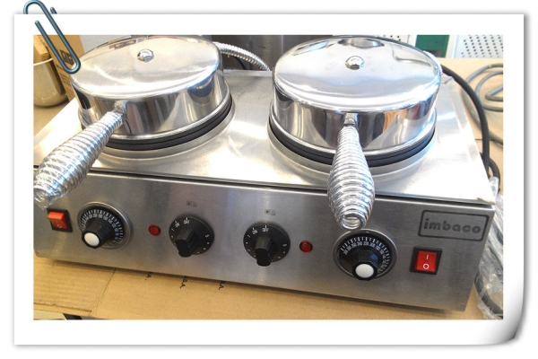 Imbaco Electric Waffle Machine 2 Pan (TCB-2) / Mesin Imbaco Elektrik Waffle 2 Pan (TCB-2) 