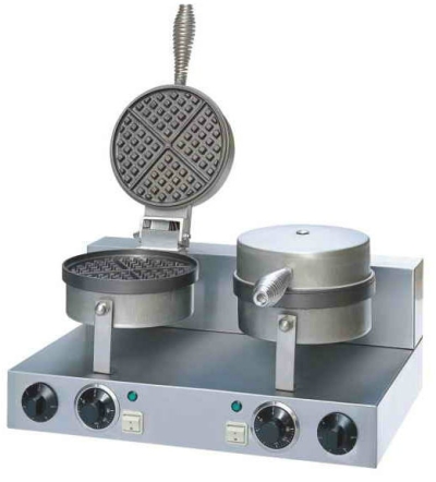 VB Electric Waffle Machine 2 Pan (Deep Pan) / Mesin VB Elektrik Waffle 2 Pan 