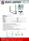 SAE40 Electrical Release Two Post Lift Mesin Lif Pos Isaki Jepun