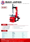 IS - 507 Tire Changer (Normal Model) Isaki Japan Wheel Balancer and Tyre Changer 